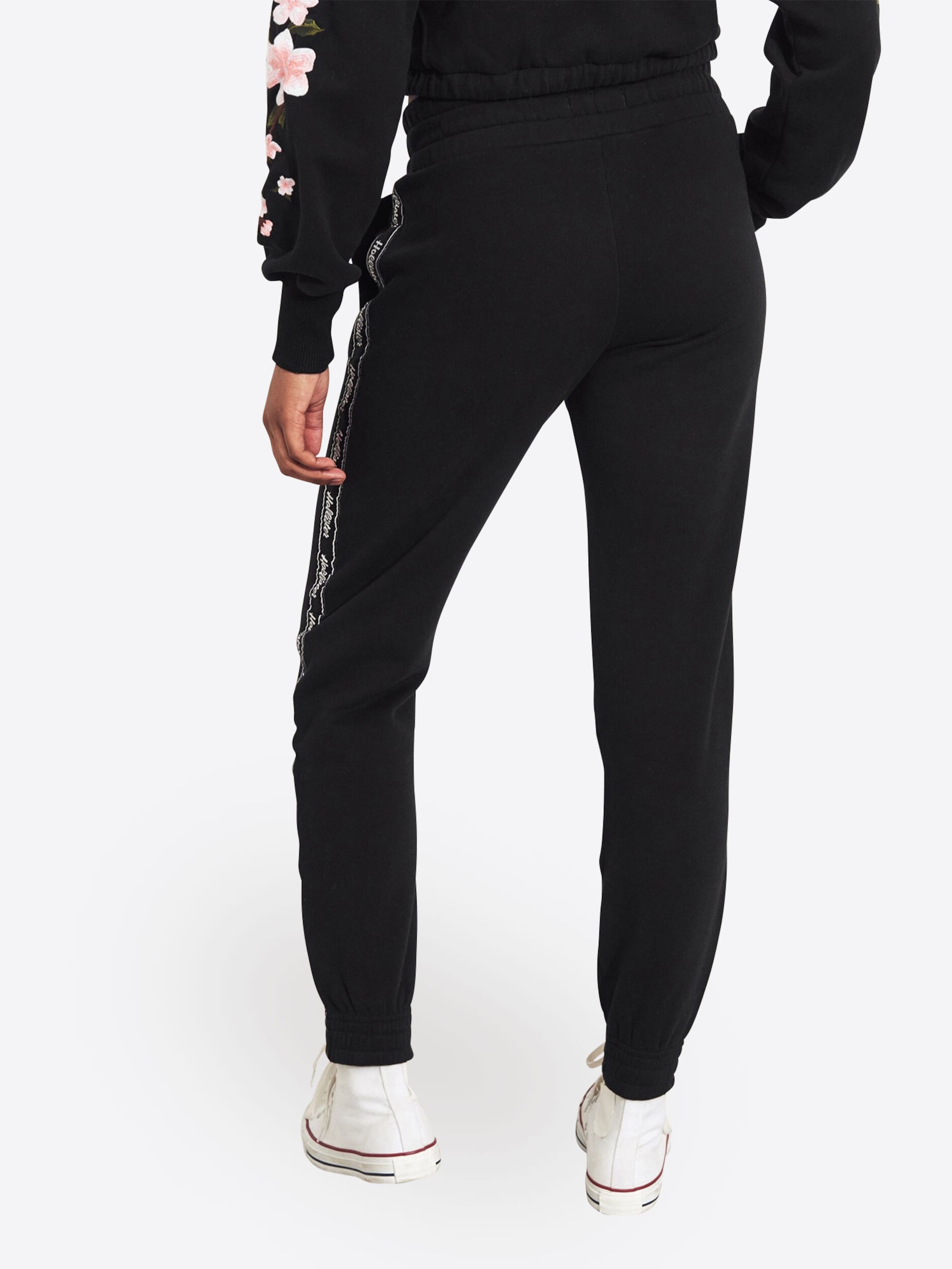 HOLLISTER Pantalon en noir: Vue de dos