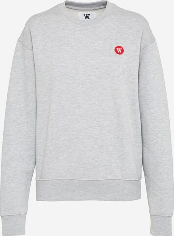 WOOD WOOD Sweatshirt 'Jess' in Grey: front