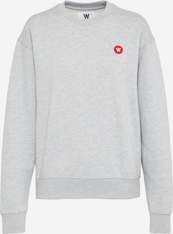 WOOD WOOD Sweatshirt 'Jess' in Grau: predná strana