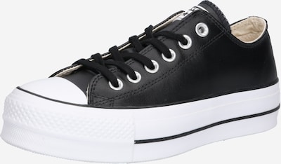 Sneaker low 'CHUCK TAYLOR ALL STAR LIFT OX LEATHER' CONVERSE pe negru / alb, Vizualizare produs