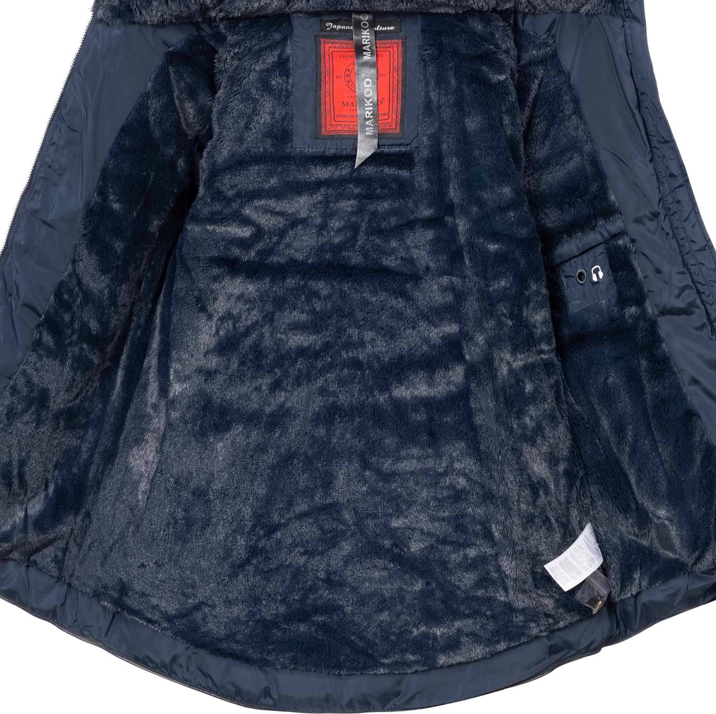 MARIKOO Winter jacket 'Amber' in Blue