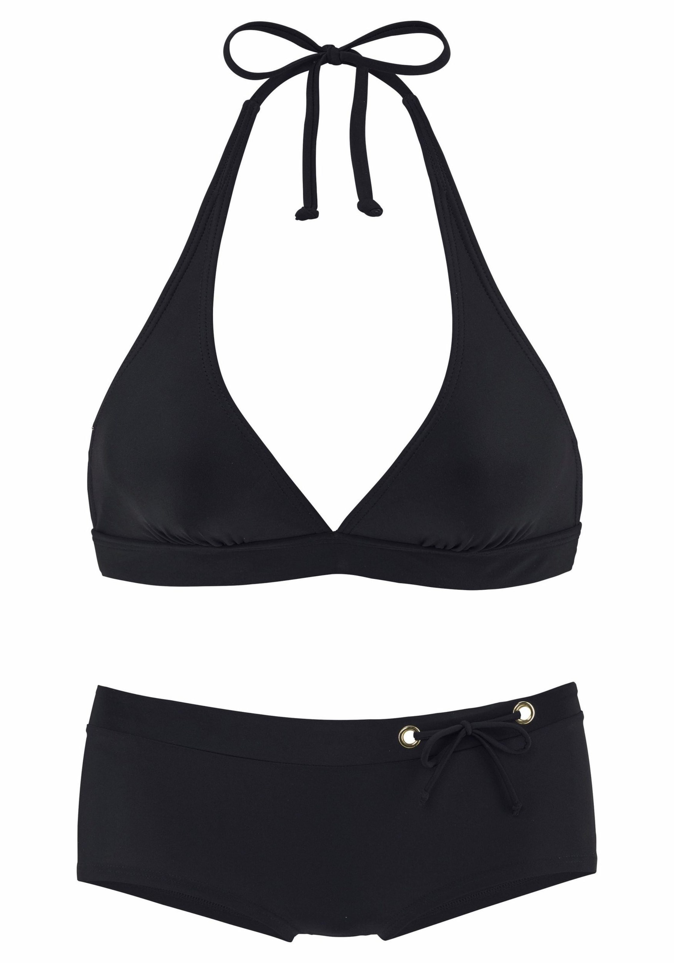Triangolo Bikini di Bruno Banani in nero: frontale