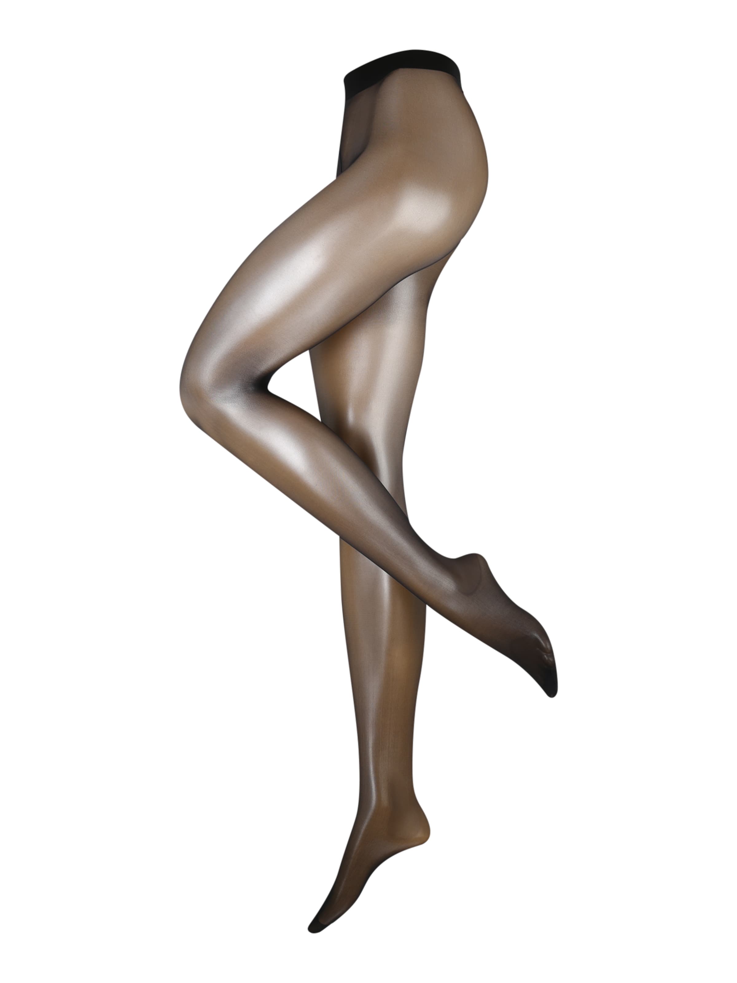 FALKE Nylonstrumpbyxa &#x27;Seidenglatt&#x27; i blå: framsida