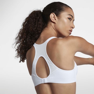 Bustier Soutien-gorge de sport 'Rival' NIKE en blanc