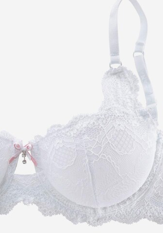 T-shirt Reggiseno di LASCANA in bianco