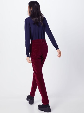 BRAX Slim fit Pants 'Shakira' in Red: back