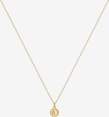 ELLI Necklace 'Buchstabe - A' in Gold