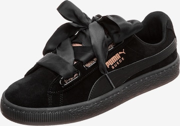 PUMA Sneakers laag 'Suede Heart Artica' in Zwart: voorkant