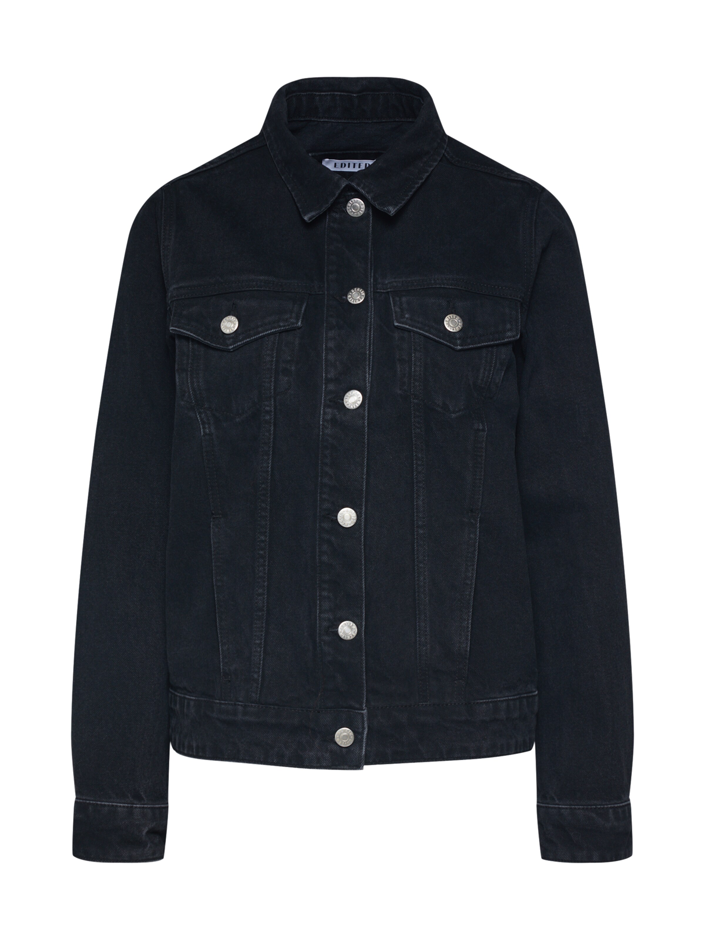 EDITED - Tussenjas 'Freja' in de kleur Black denim