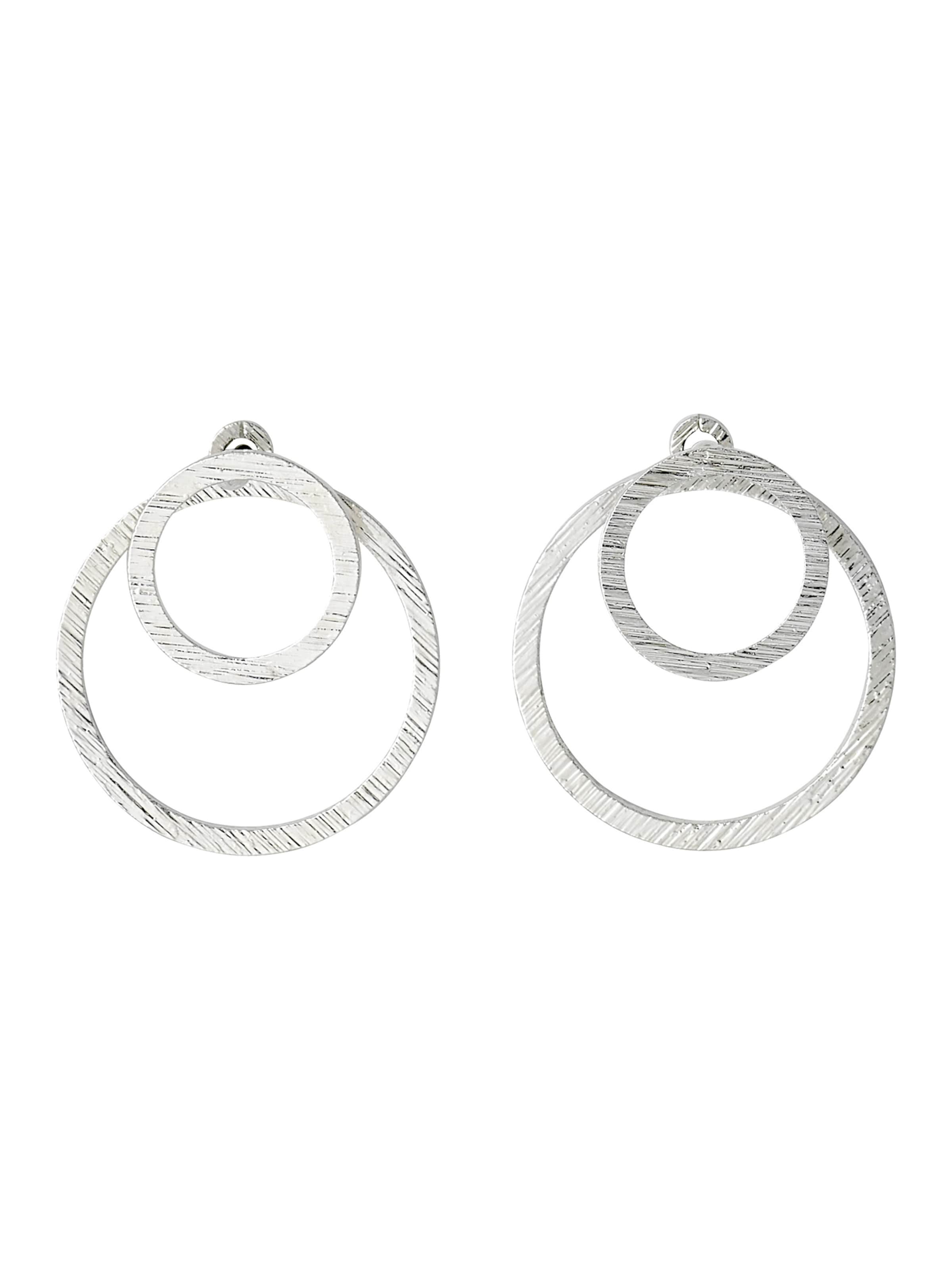 Pilgrim Earrings 'Zooey' in Silver: front