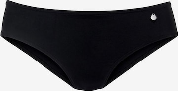 LASCANA - Cueca biquíni 'Merilyn' em preto: frente