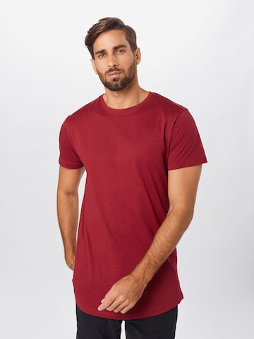 Urban Classics - Camisa em vermelho: frente