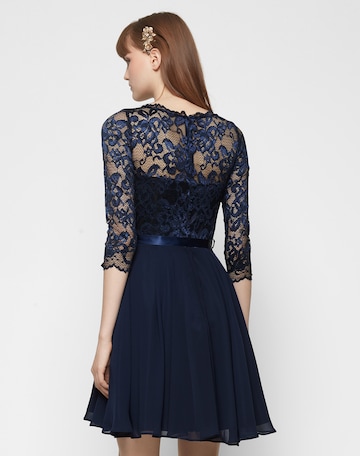 Robe de cocktail SWING en bleu