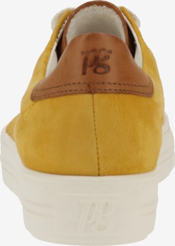 Baskets basses Paul Green en jaune