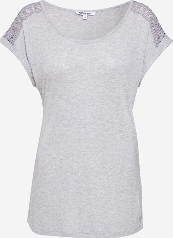 T-shirt 'Antonia' ABOUT YOU en gris : devant