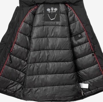 NAVAHOO Parka 'Schneeengel' in Schwarz