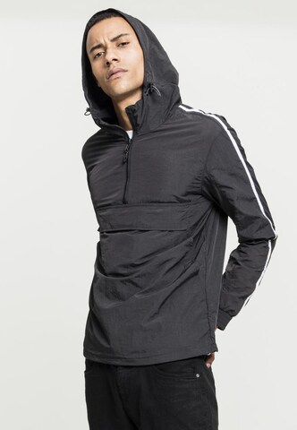 Urban Classics Between-Season Jacket in Black: front