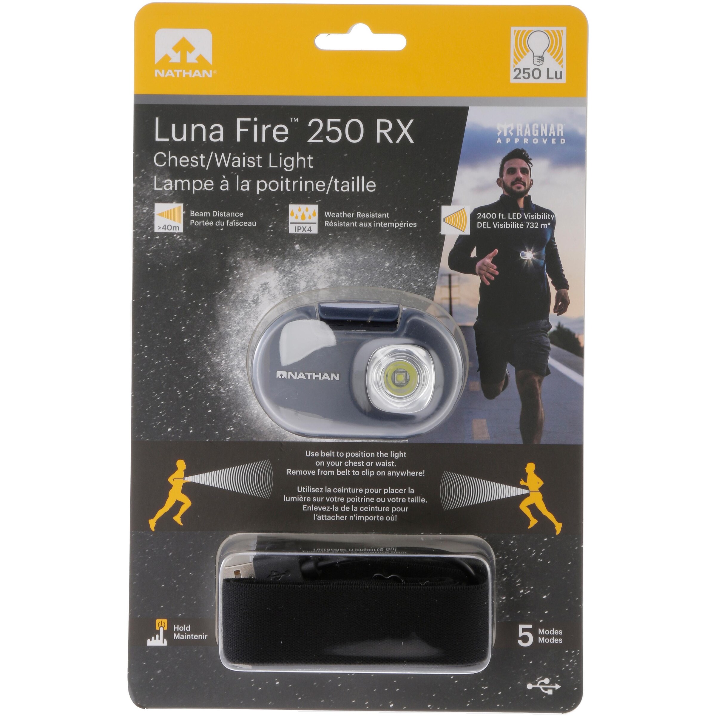 NATHAN Lamp 'Luna Fire 250 RX' in Blue