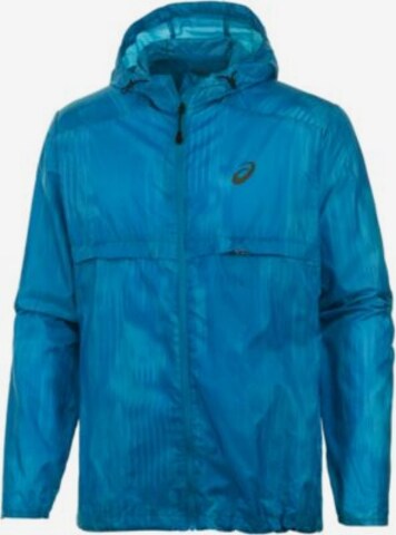 ASICS Laufjacke 'fuzeX' in Blau: predná strana