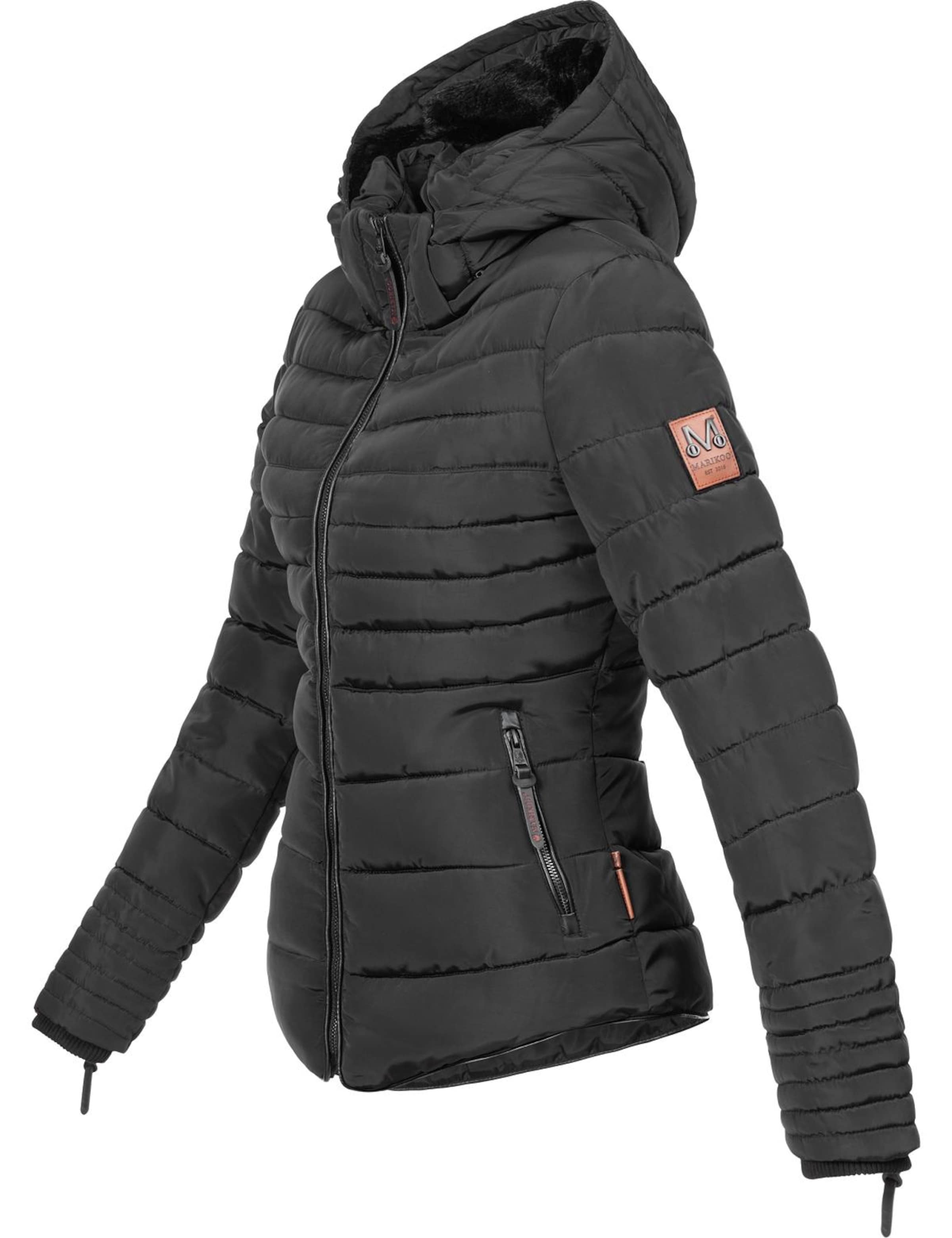 MARIKOO Χειμερινό μπουφάν 'Amber' σε μαύρο