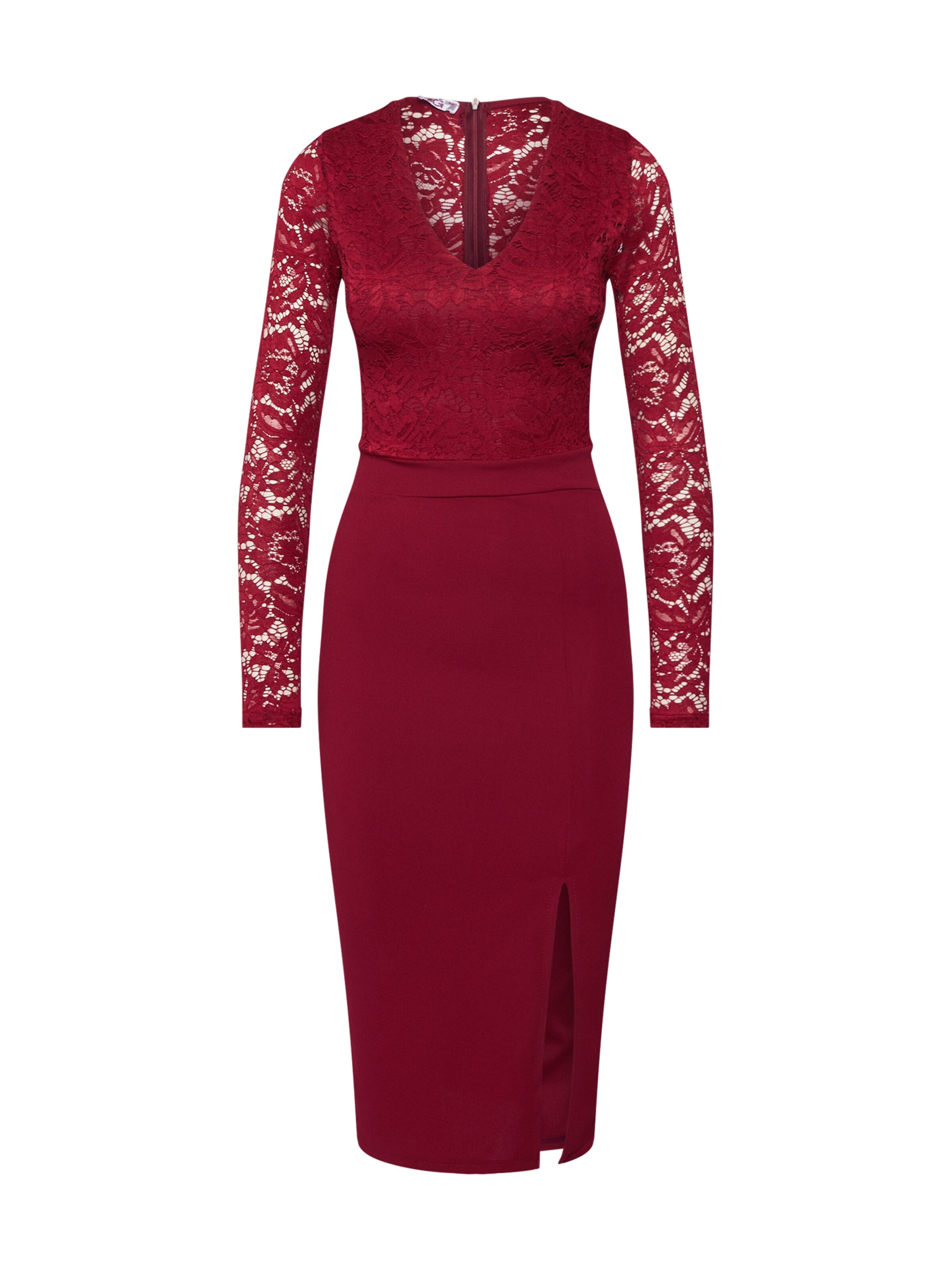 WAL G. - Cocktailjurk in de kleur Bordeaux