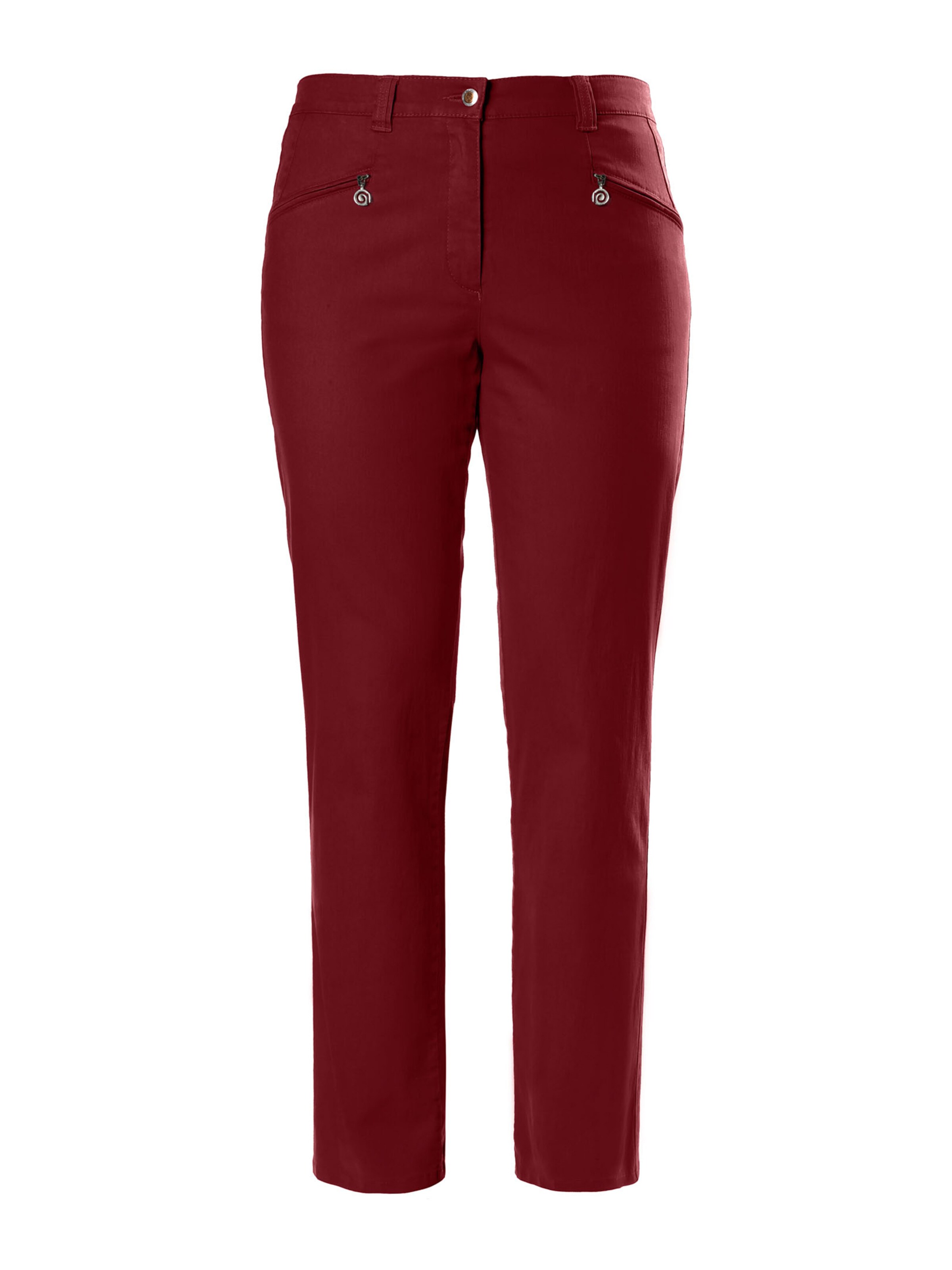 Ulla Popken - Broek 'Mony' in de kleur Rood