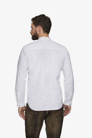 STOCKERPOINT Regular fit Traditional Button Up Shirt 'Leon' in White