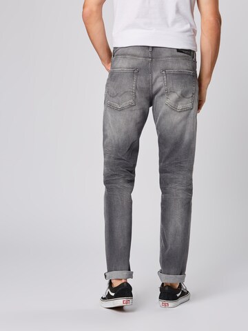 JACK & JONES - Regular Calças de ganga 'Clark' em cinzento: atrás