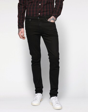 CHEAP MONDAY Skinny Jeans in Schwarz: Vorderseite