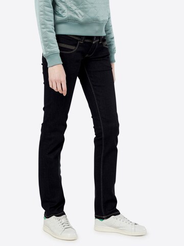 Pepe Jeans Slimfit Jeans 'Venus Straight Leg' in Blauw: voorkant