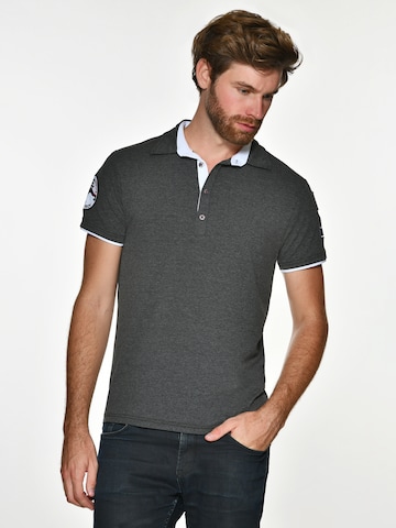 TOP GUN Shirt 'Heaven' in Grey: front