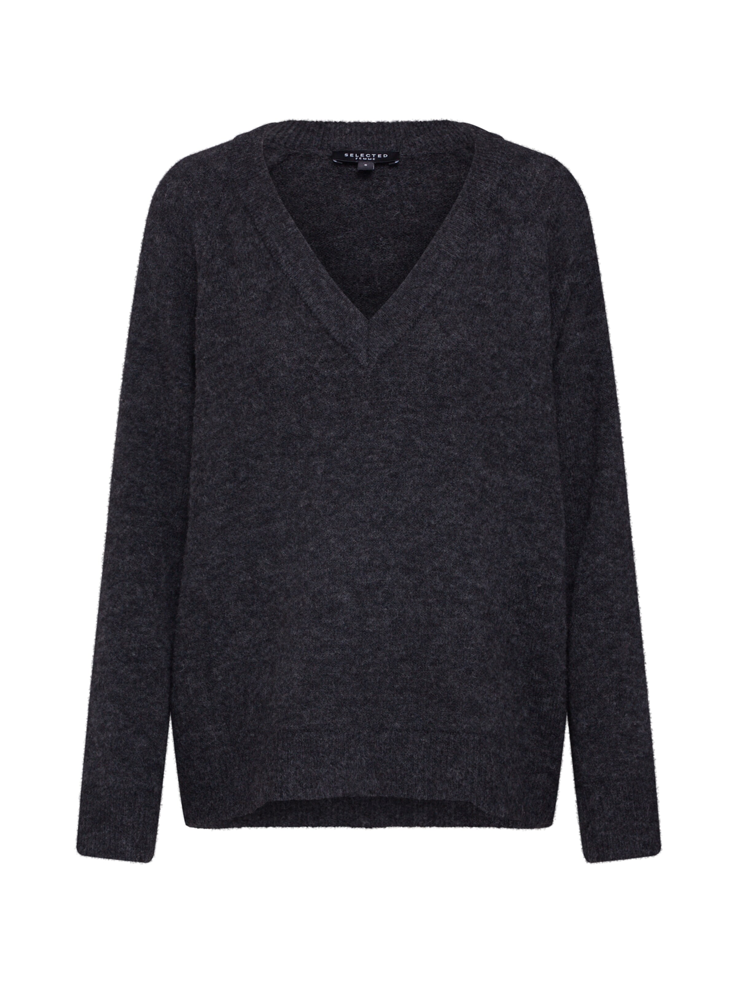 SELECTED FEMME - Trui 'LANNA' in de kleur Donkergrijs