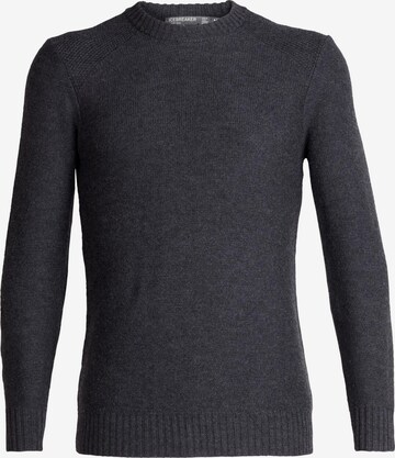 ICEBREAKER Athletic Sweater 'Waypoint' in Grey: front
