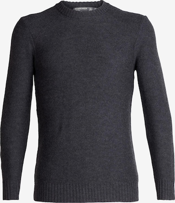 ICEBREAKER Athletic Sweater 'Waypoint' in Grey: front