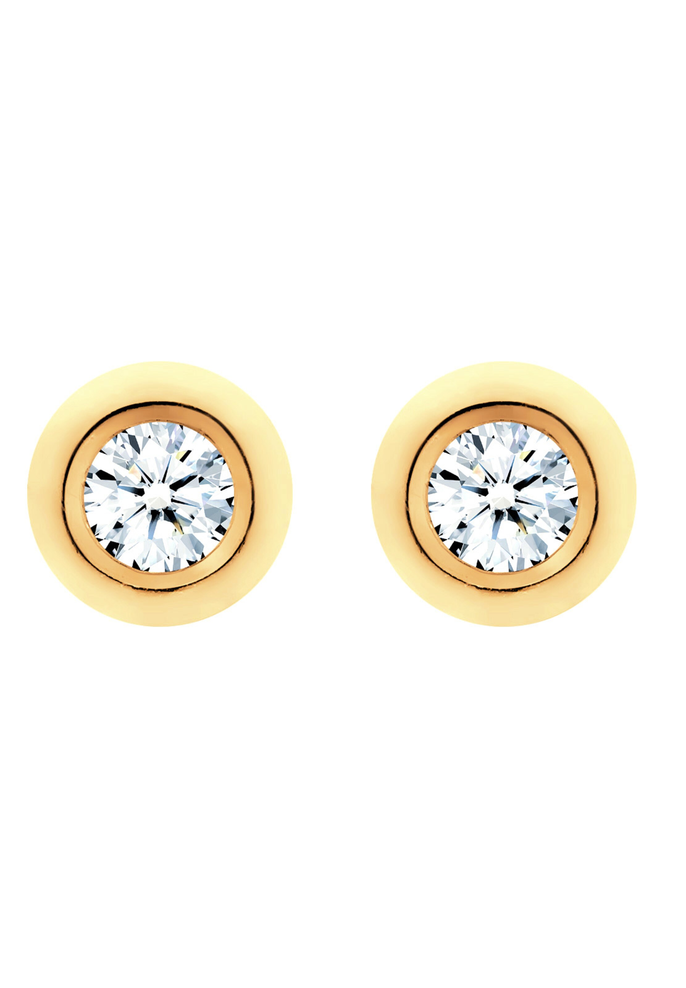 Elli DIAMONDS Ohrringe in Gold: Vorderseite