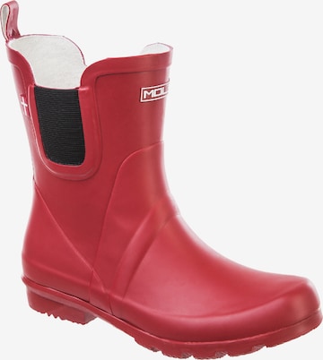 Mols Rubber Boots 'SUBURBS' in Red