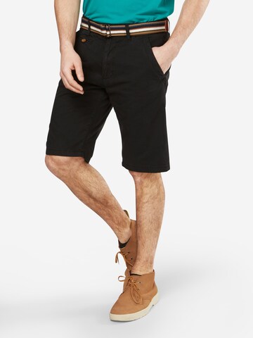 INDICODE JEANS Regular Chino-Shorts 'Royce' in Schwarz: predná strana