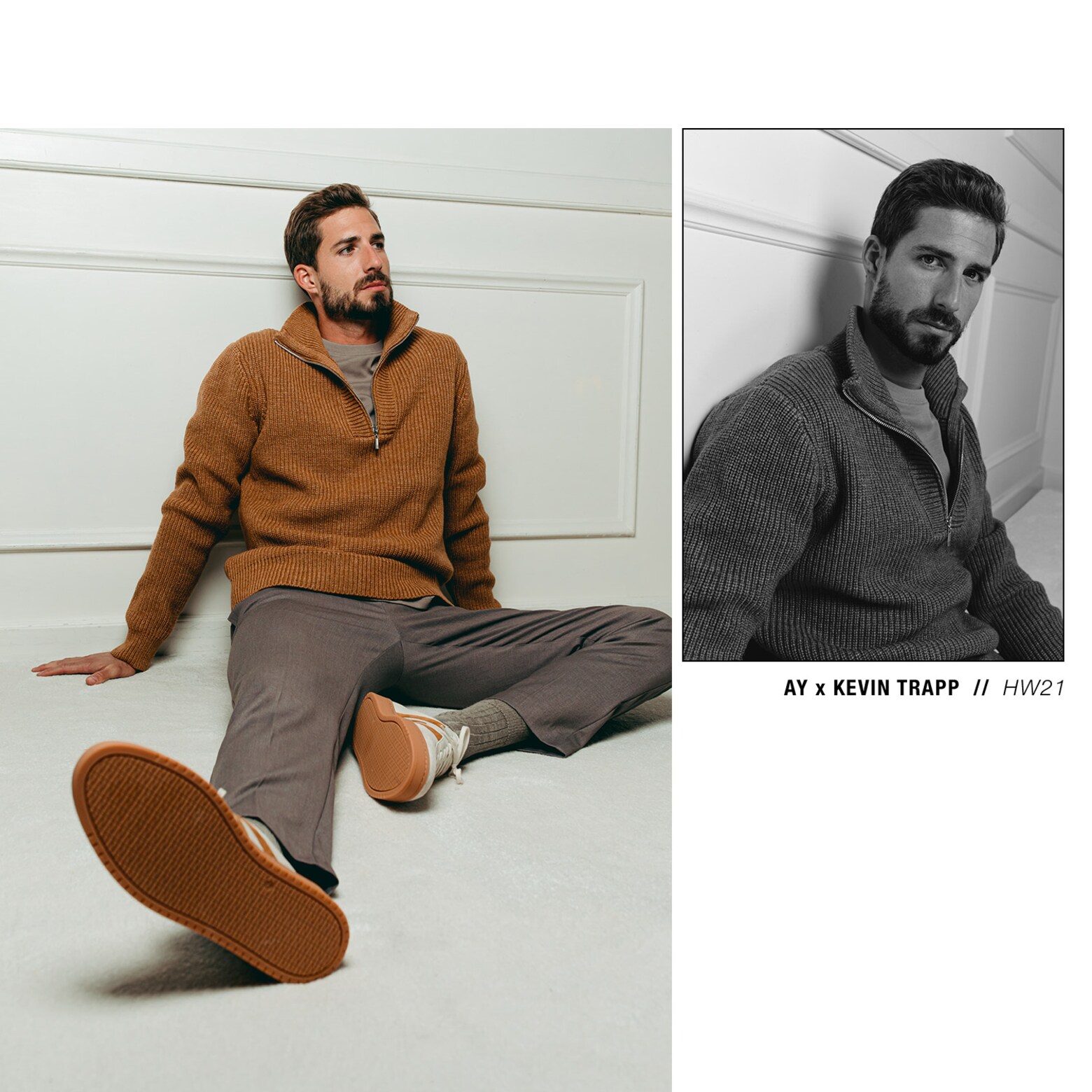 Kevin Trapp  - Neutral Everyday Look by ABOUT YOU x Kevin Trapp