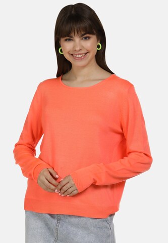 MYMO Sweater in Orange: front