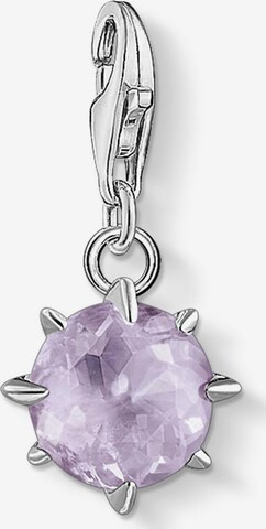 Thomas Sabo Pendant 'Geburtsstein November' in Purple: front