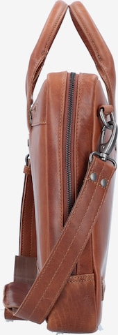 Plevier Document Bag in Brown