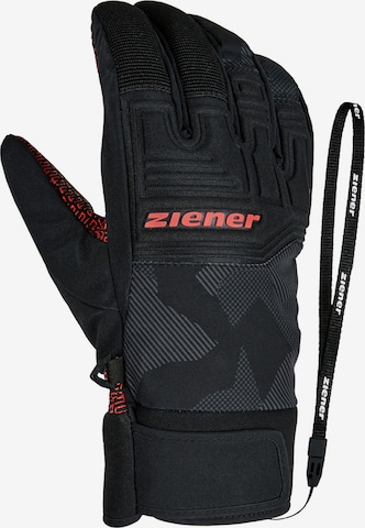 ZIENER Athletic Gloves 'Garim' in Black: front