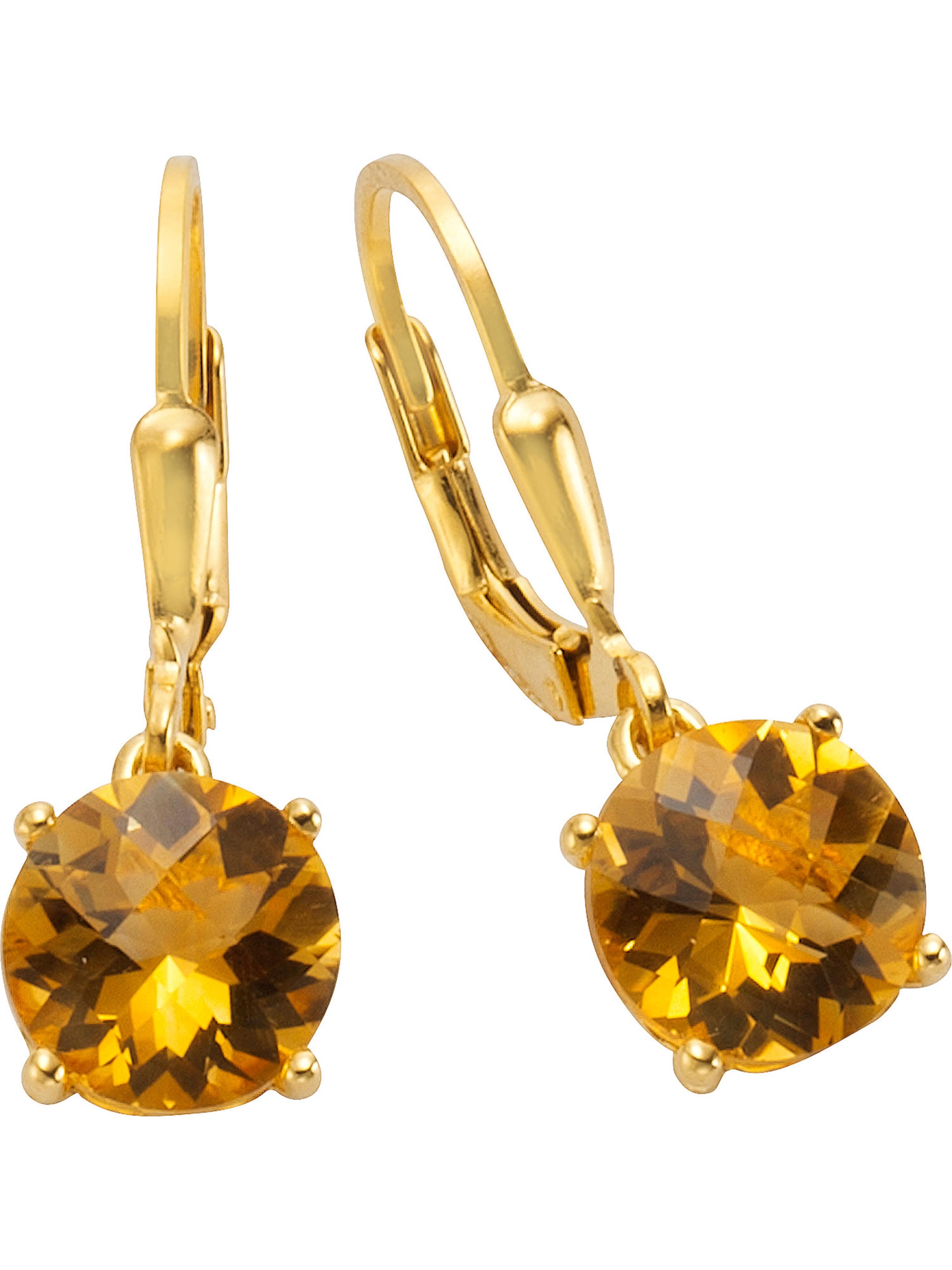 Jamelli Earrings in Gold: front
