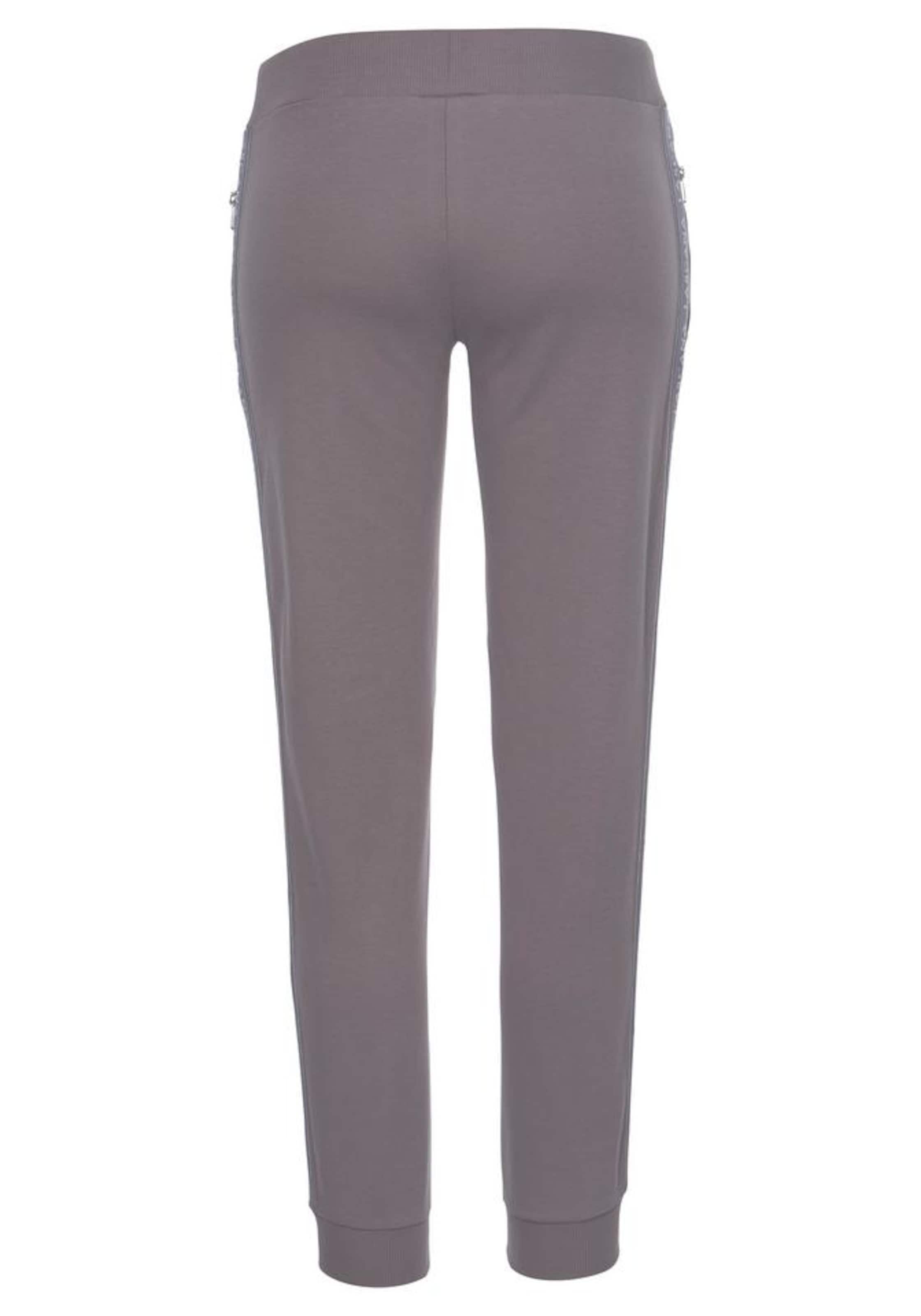 LASCANA ACTIVE Tapered Παντελόνι φόρμας σε μπεζ