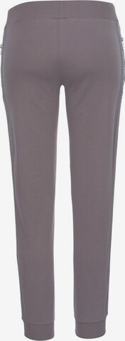 LASCANA ACTIVE Tapered Workout Pants in Beige