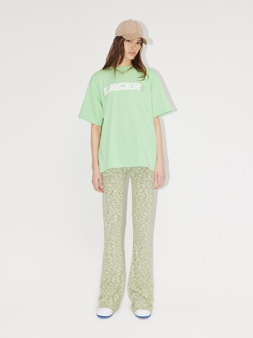 Green Logo T-Shirt Look by LeGer by Lena Gercke