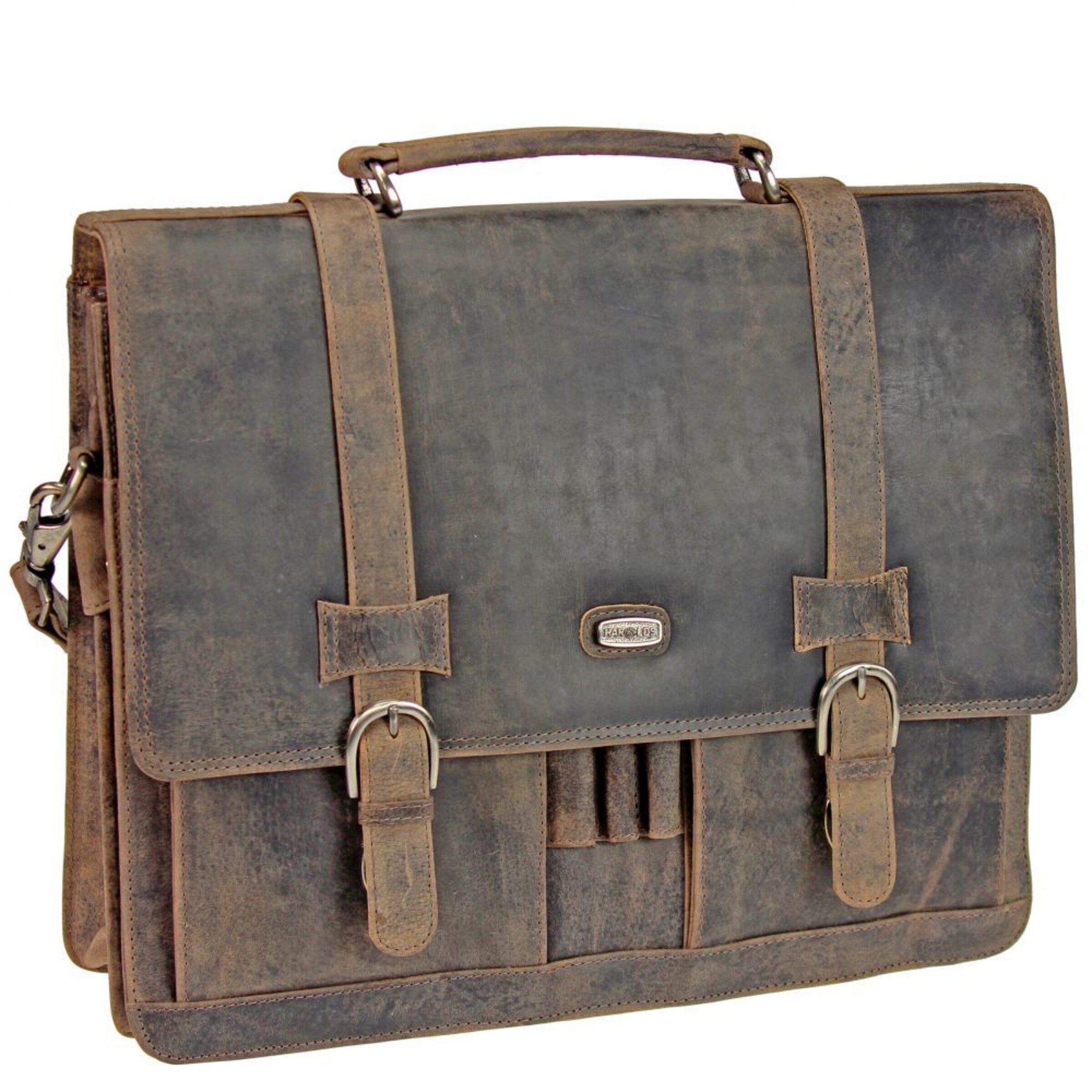 Harold's Document bag in Brown: front