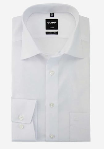 OLYMP Regular fit Button Up Shirt in White