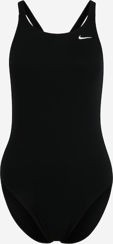 Nike Swim Bralette Active Swimsuit in Black: front