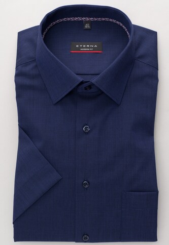 ETERNA Regular fit Button Up Shirt in Blue